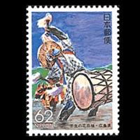 「壬生の花田植」切手