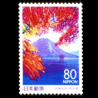 「中禅寺湖」切手